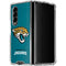 NFL Jacksonville Jaguars Teal Distressed Galaxy Z Fold4 5G Clear Case
