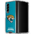 NFL Jacksonville Jaguars Distressed Galaxy Z Fold4 5G Clear Case