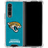 NFL Jacksonville Jaguars Distressed Galaxy Z Fold4 5G Clear Case