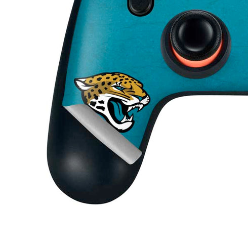 NFL Jacksonville Jaguars Distressed Google Stadia Controller Skin