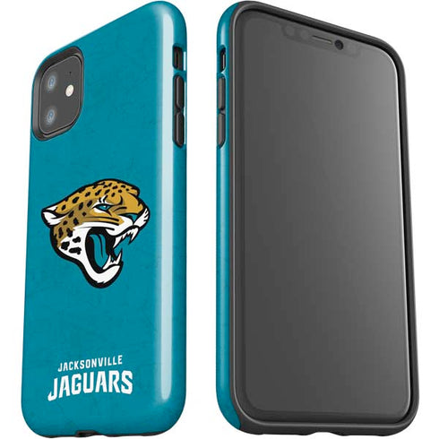 NFL Jacksonville Jaguars Distressed iPhone 11 Impact Case