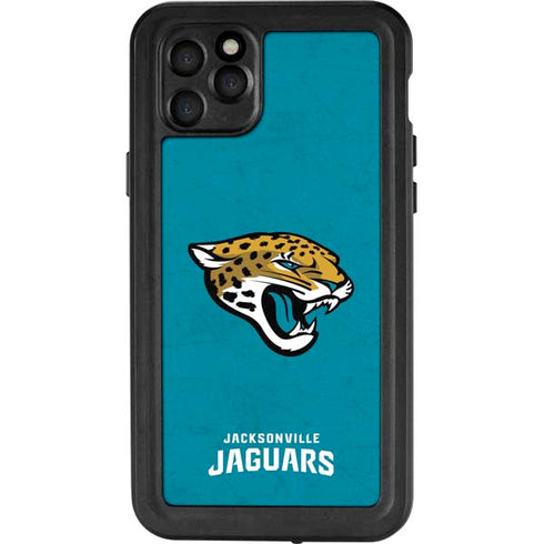 NFL Jacksonville Jaguars Distressed iPhone 11 Pro Max Waterproof Case