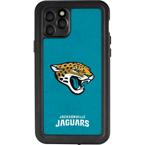 NFL Jacksonville Jaguars Distressed iPhone 11 Pro Waterproof Case