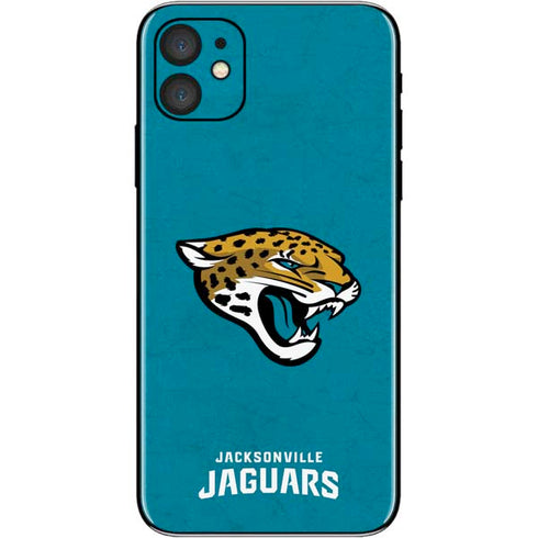 NFL Jacksonville Jaguars Distressed iPhone 11 Skin