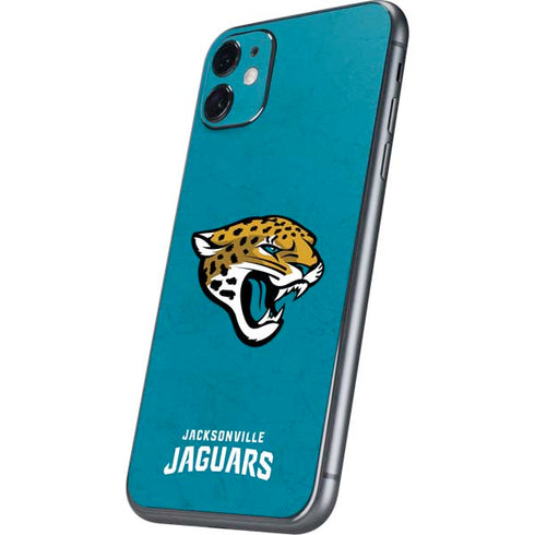 NFL Jacksonville Jaguars Distressed iPhone 11 Skin