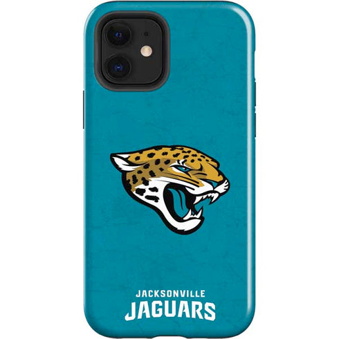 NFL Jacksonville Jaguars Distressed iPhone 12 Impact Case