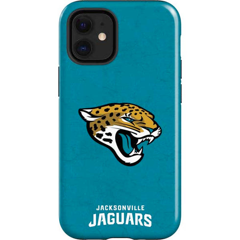 NFL Jacksonville Jaguars Distressed iPhone 12 Mini Impact Case