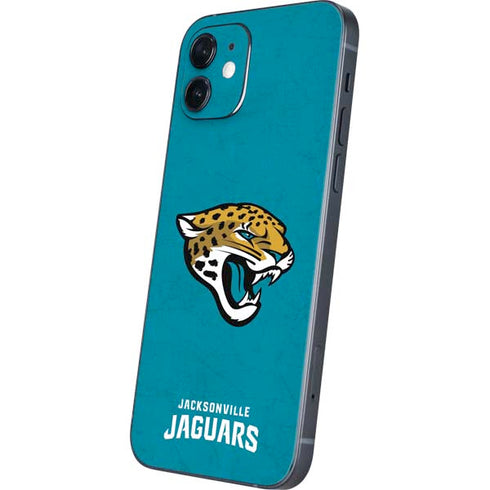 NFL Jacksonville Jaguars Distressed iPhone 12 Mini Skin