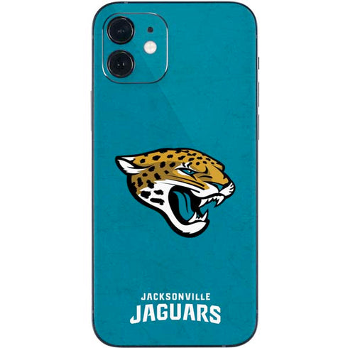 NFL Jacksonville Jaguars Distressed iPhone 12 Skin