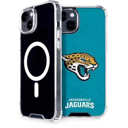 NFL Jacksonville Jaguars Distressed iPhone 13 MagSafe Case