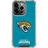 NFL Jacksonville Jaguars Distressed iPhone 13 Pro Clear Case