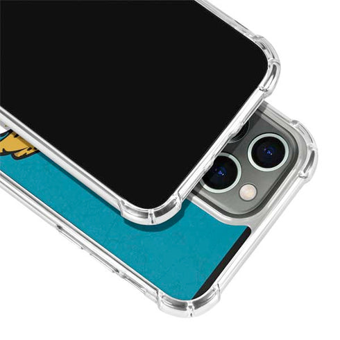 NFL Jacksonville Jaguars Distressed iPhone 13 Pro Clear Case