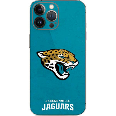 NFL Jacksonville Jaguars Distressed iPhone 13 Pro Max Skin