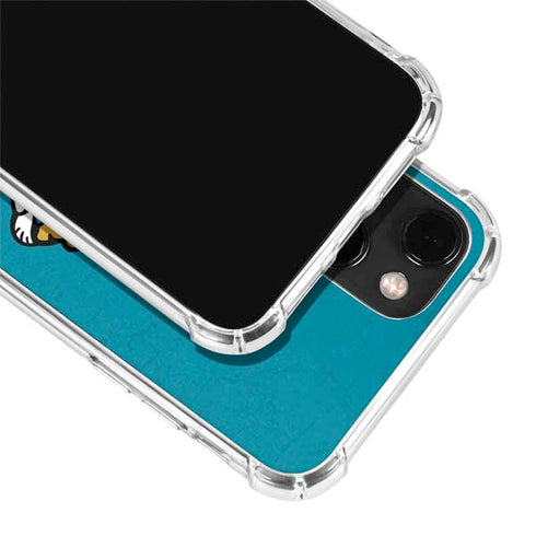 NFL Jacksonville Jaguars Distressed iPhone 14 Clear Case