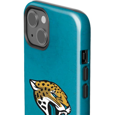 NFL Jacksonville Jaguars Distressed iPhone 14 Plus Impact Case