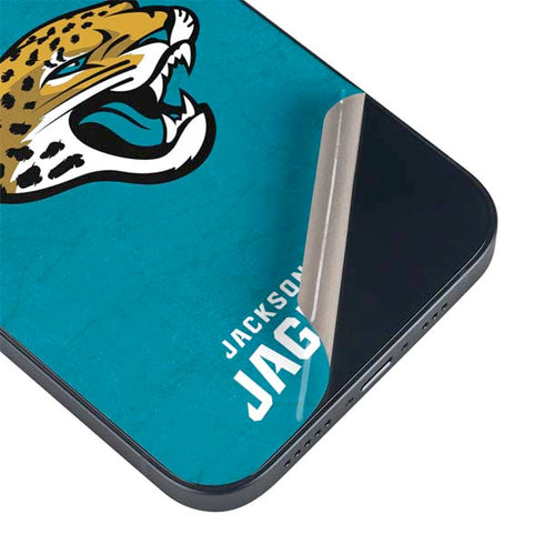 NFL Jacksonville Jaguars Distressed iPhone 15 Plus Skin