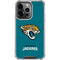 NFL Jacksonville Jaguars Teal Distressed iPhone 15 Pro Clear Case