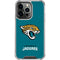 NFL Jacksonville Jaguars Teal Distressed iPhone 14 Pro Clear Case