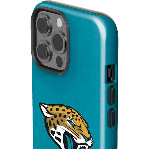 NFL Jacksonville Jaguars Distressed iPhone 15 Pro Max Impact Case