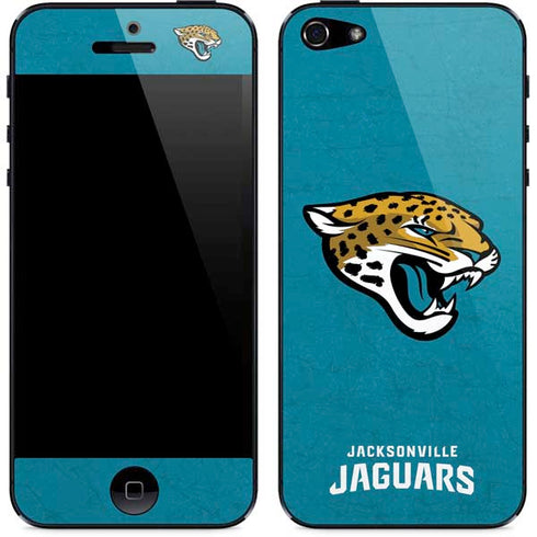 NFL Jacksonville Jaguars Distressed iPhone 5/5s/5SE Skin