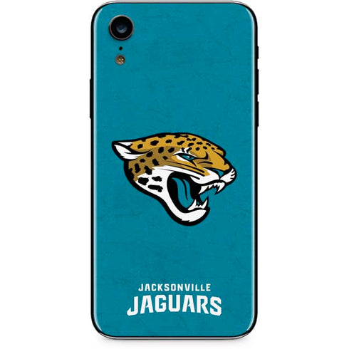 NFL Jacksonville Jaguars Distressed iPhone XR Skin