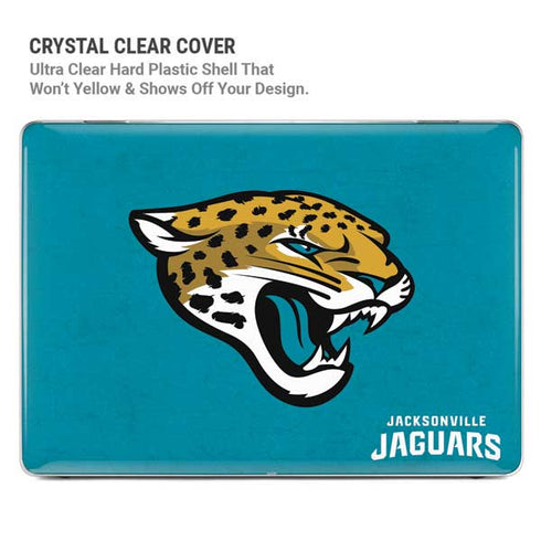 NFL Jacksonville Jaguars Distressed MacBook Air 15in (2023-2025) Case plus Skin