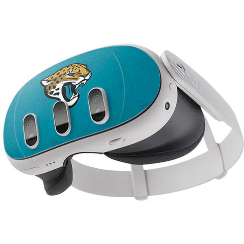 NFL Jacksonville Jaguars Distressed Meta Quest 3 Skin
