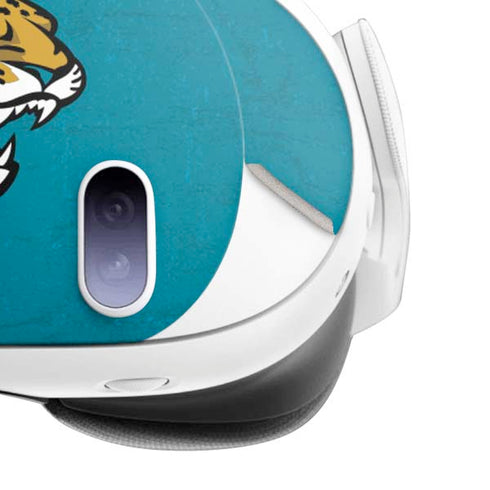 NFL Jacksonville Jaguars Distressed Meta Quest 3 Skin