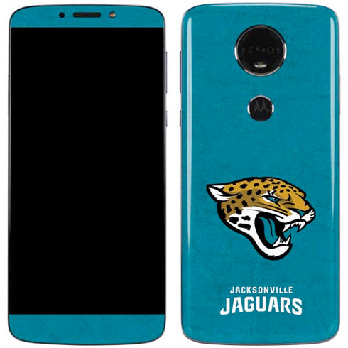 NFL Jacksonville Jaguars Distressed Moto E5 Plus Skin