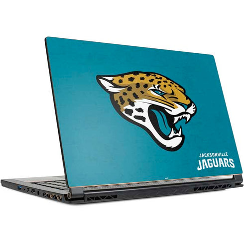 NFL Jacksonville Jaguars Distressed MSI GS65 Stealth Laptop Skin