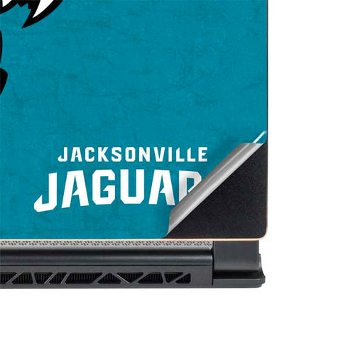 NFL Jacksonville Jaguars Distressed MSI GS65 Stealth Laptop Skin