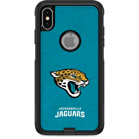 NFL Jacksonville Jaguars Distressed Otterbox Commuter iPhone Skin