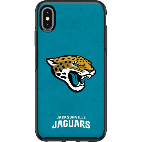 NFL Jacksonville Jaguars Distressed Otterbox Symmetry iPhone Skin