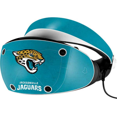 NFL Jacksonville Jaguars Distressed PlayStation VR2 Skin