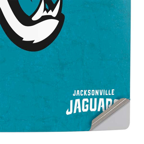 NFL Jacksonville Jaguars Distressed PS5 Console Skin