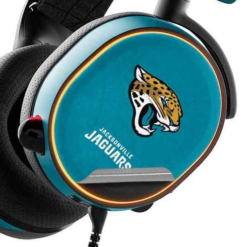 NFL Jacksonville Jaguars Distressed SteelSeries Arctis 3 Skin