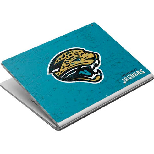 NFL Jacksonville Jaguars Distressed Surface Book Skin