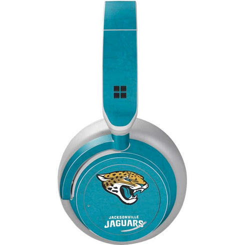 NFL Jacksonville Jaguars Distressed Surface Headphones Skin