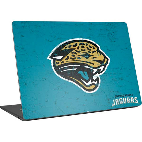 NFL Jacksonville Jaguars Distressed Surface Laptop 4 15in Skin