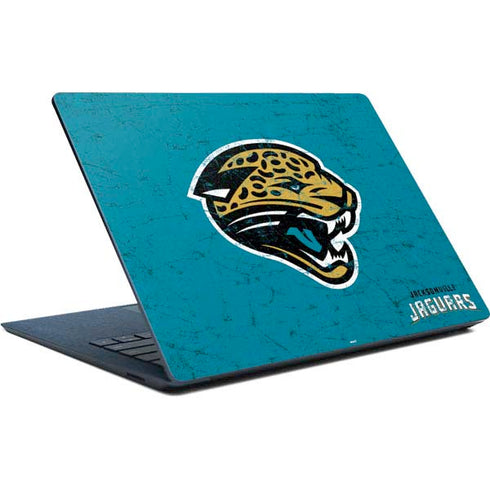 NFL Jacksonville Jaguars Distressed Surface Laptop Skin