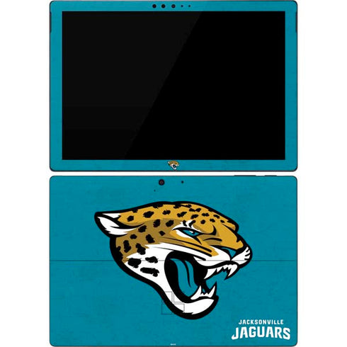 NFL Jacksonville Jaguars Distressed Surface Pro 7 Skin