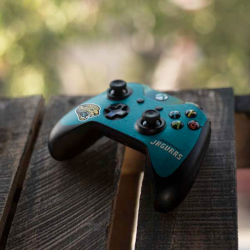 NFL Jacksonville Jaguars Distressed Xbox One Controller Skin
