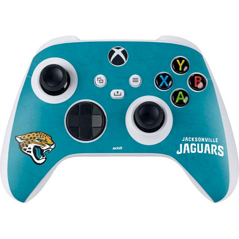 NFL Jacksonville Jaguars Distressed Xbox Series S Controller Skin