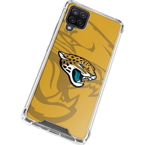 NFL Jacksonville Jaguars Double Vision Galaxy A12 Clear Case