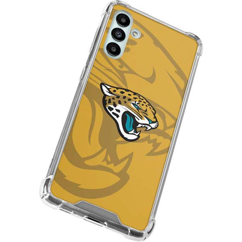 NFL Jacksonville Jaguars Double Vision Galaxy A13 5G Clear Case
