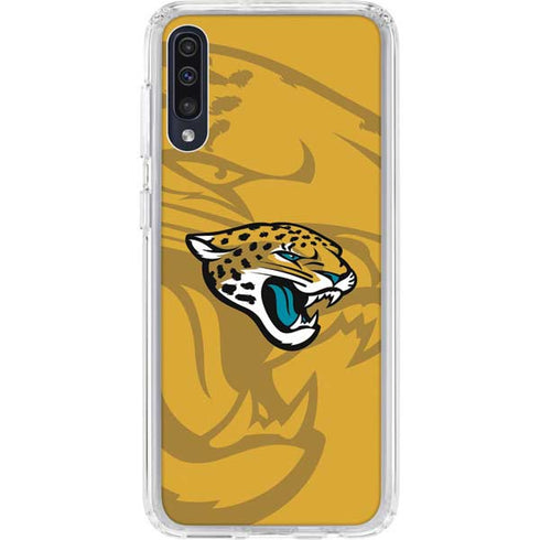 NFL Jacksonville Jaguars Double Vision Galaxy A50 Clear Case