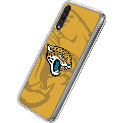 NFL Jacksonville Jaguars Double Vision Galaxy A50 Clear Case