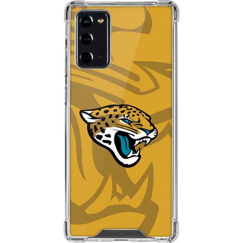 NFL Jacksonville Jaguars Double Vision Galaxy Note20 5G Clear Case