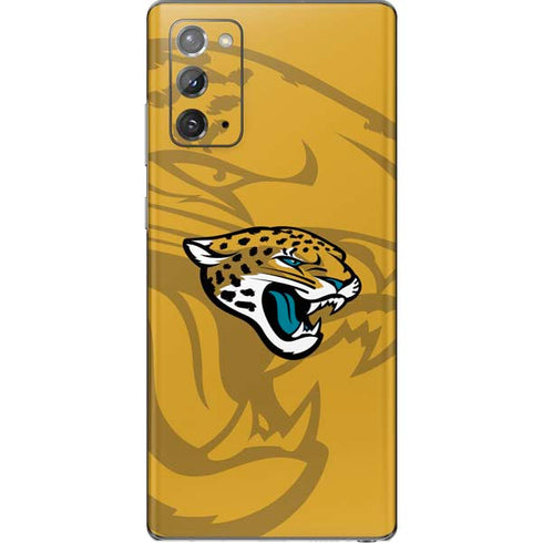NFL Jacksonville Jaguars Double Vision Galaxy Note20 5G Skin
