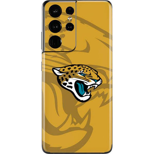 NFL Jacksonville Jaguars Double Vision Galaxy S21 Ultra 5G Skin